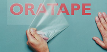 Транспортна лента за суха или мокра апликация на надписи Oratape